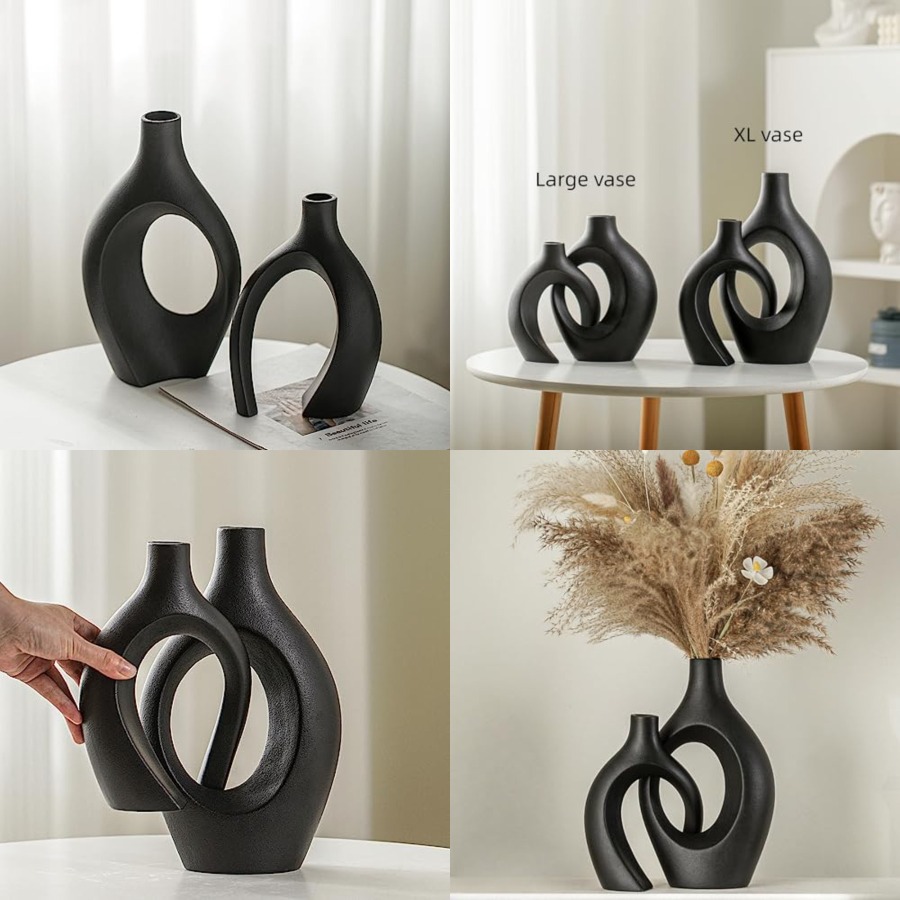Snuggle Hollow Modern Ceramic  – обзор и цена Glass Vase Nordic