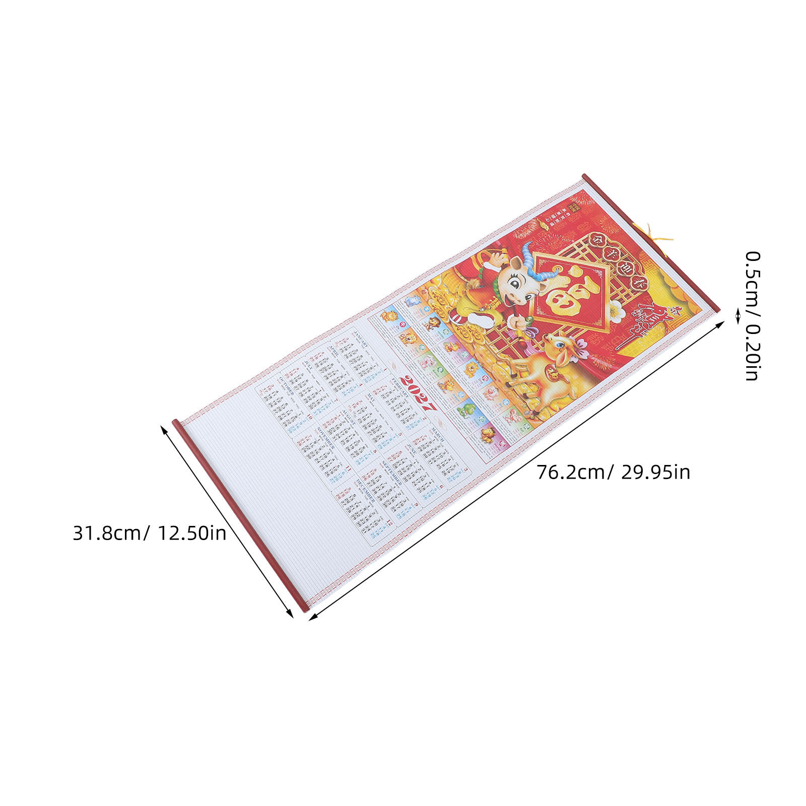 Year of The Goat Wall Scroll C – обзор и цена Home Decor Rattan