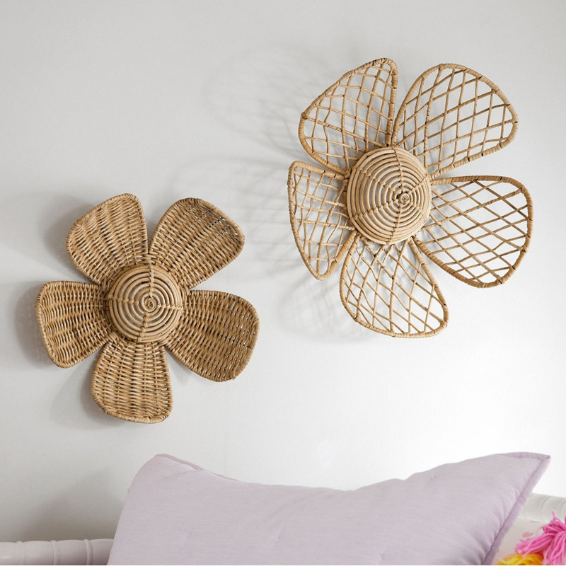 Nordic Woven Rattan Flower Wal – обзор и цена Home Decor Rattan