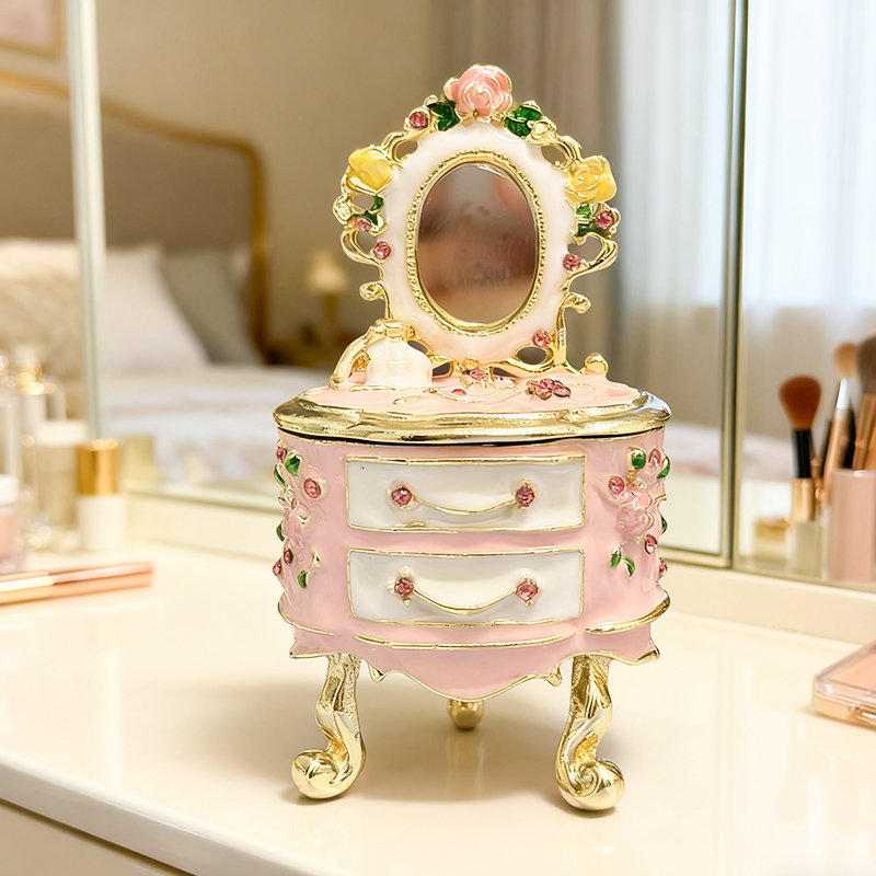 Hand-painted small jewelry box – обзор и цена Vanity Home Decor