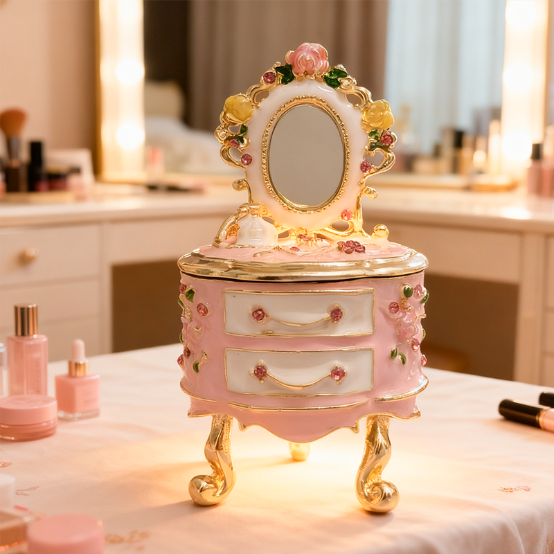 Hand-painted small jewelry box – обзор и цена Vanity Home Decor