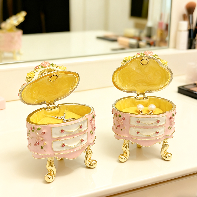 Hand-painted small jewelry box – обзор и цена Vanity Home Decor