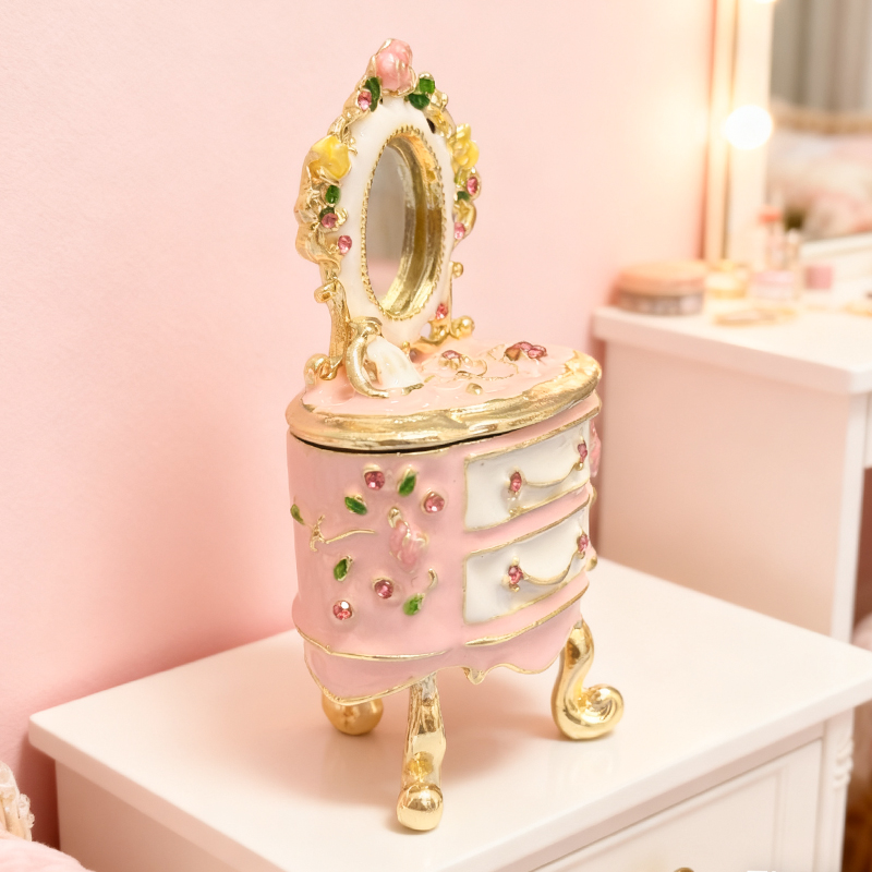 Hand-painted small jewelry box – обзор и цена Vanity Home Decor