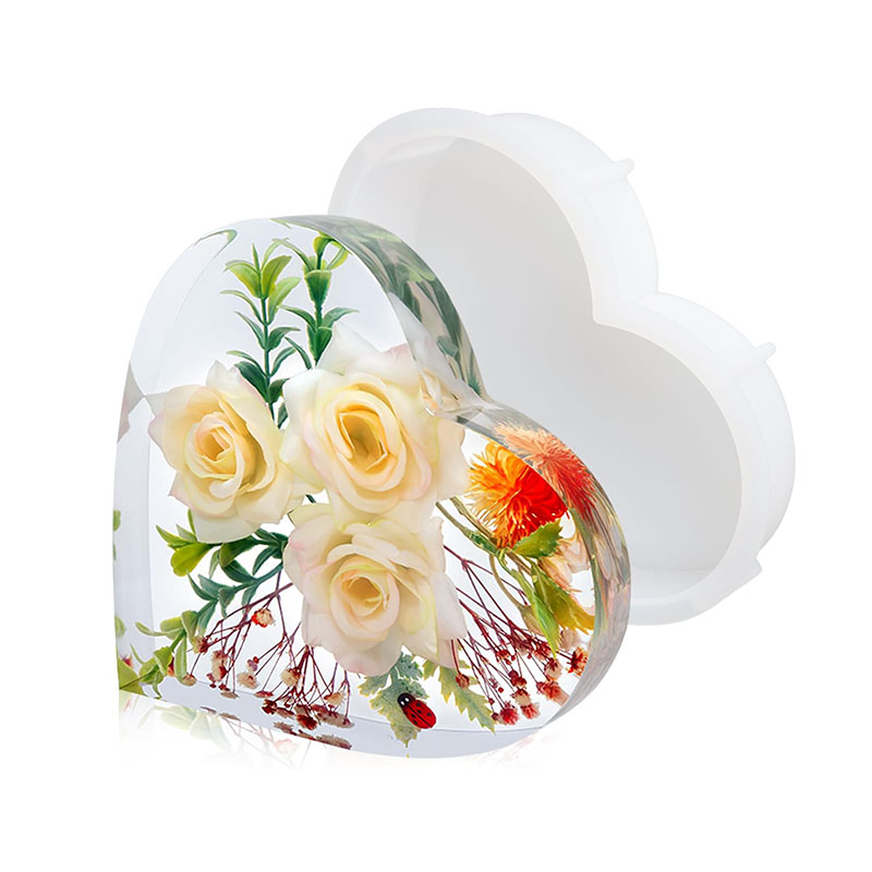 Large Heart Epoxy Resin Mold F – обзор и цена Dried Flower Bouquet