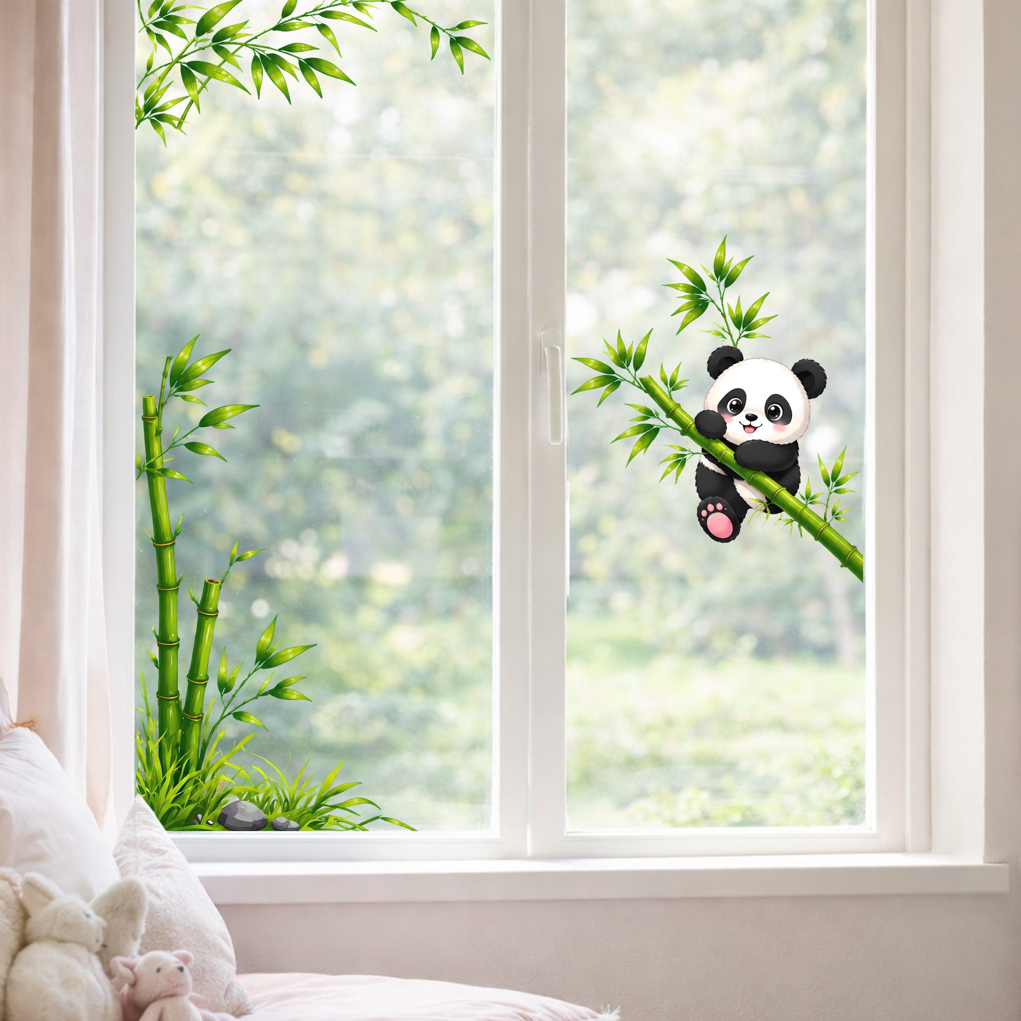 Cute Panda with Bamboo Bathroo – обзор и цена Vanity Home Decor