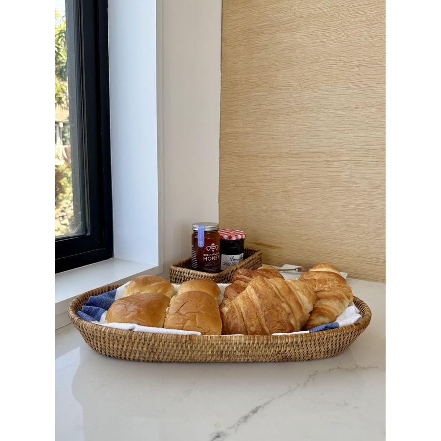 La Jolla Bread Basket Woven Ra – обзор и цена Home Decor Rattan