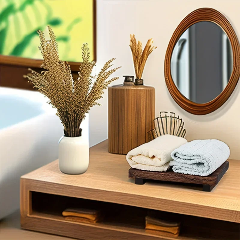 Retro Wooden Bathroom Tray Van – обзор и цена Vanity Home Decor
