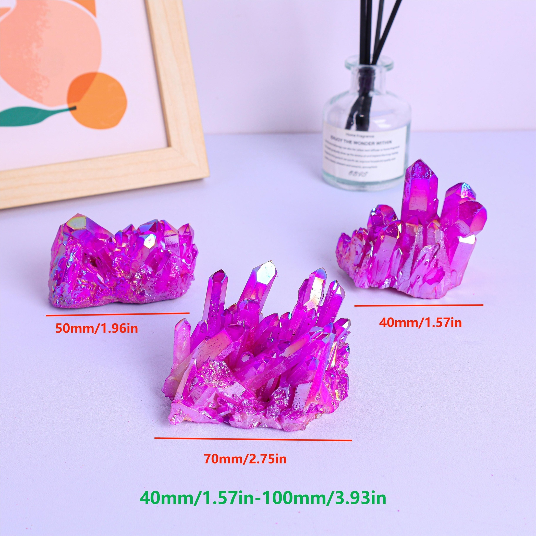 Natural Crystal Cluster Pink S – обзор и цена Home Decor Modern Organic