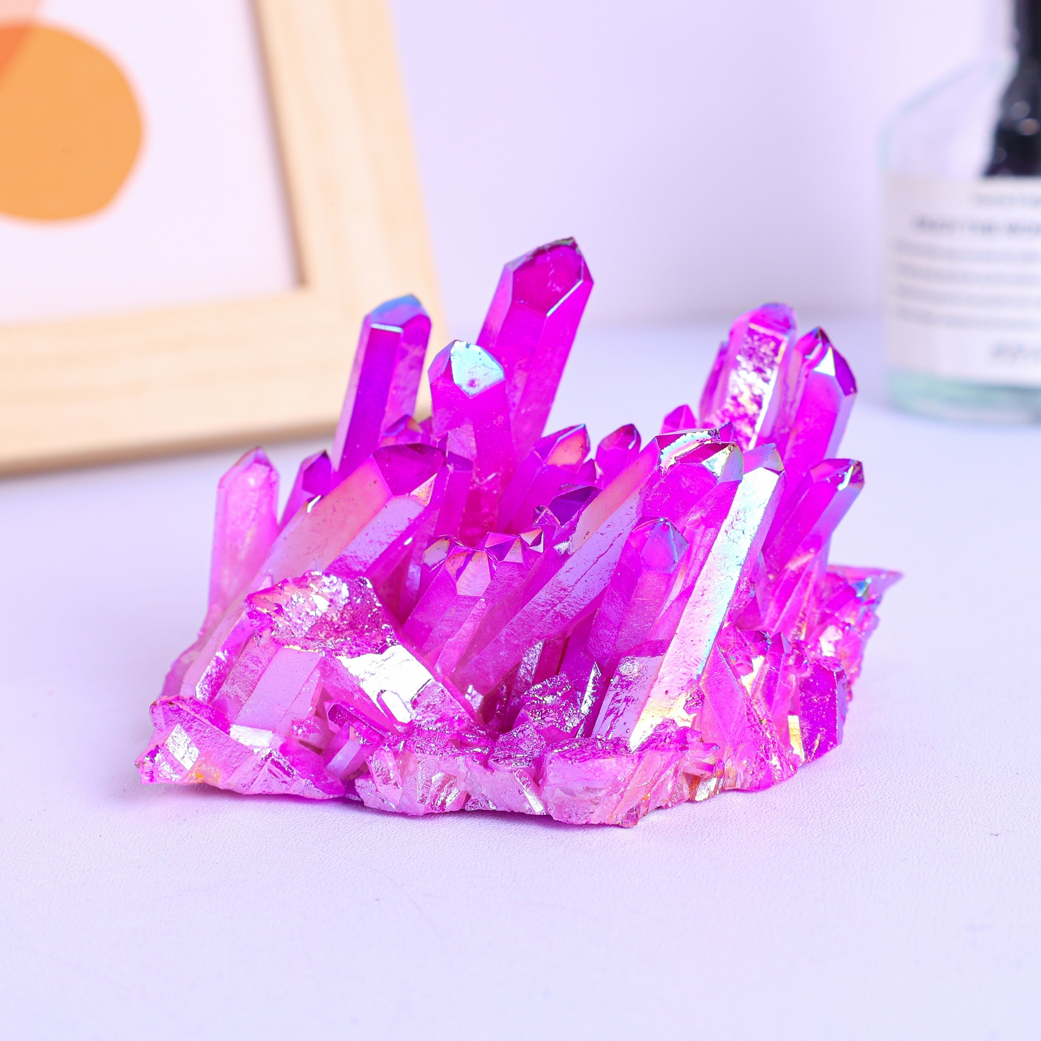 Natural Crystal Cluster Pink S – обзор и цена Home Decor Modern Organic