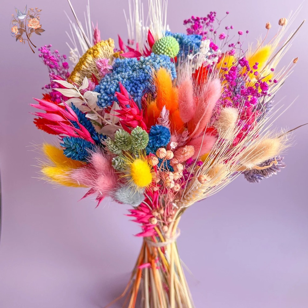 Colorful Dried Flowers Wedding – обзор и цена Dried Flower Bouquet