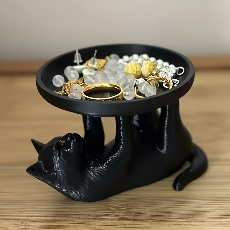 Cute Black Cat Jewelry Tray Re – обзор и цена Vanity Home Decor