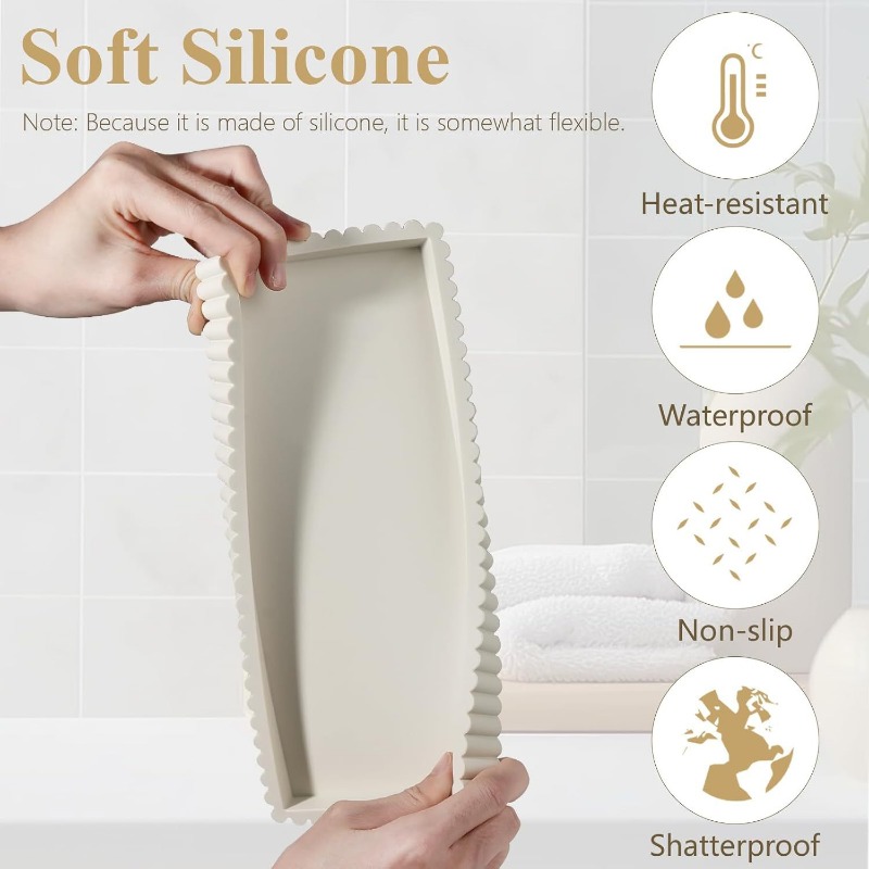 Silicone Fluted Edge Storage T – обзор и цена Vanity Home Decor