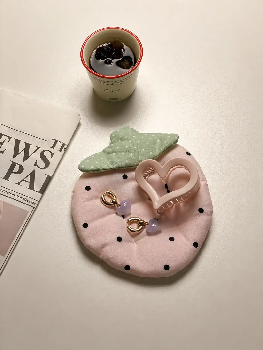 Strawberry Shaped Jewelry Tray – обзор и цена Vanity Home Decor