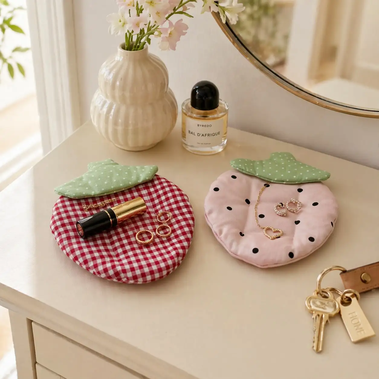 Strawberry Shaped Jewelry Tray – обзор и цена Vanity Home Decor
