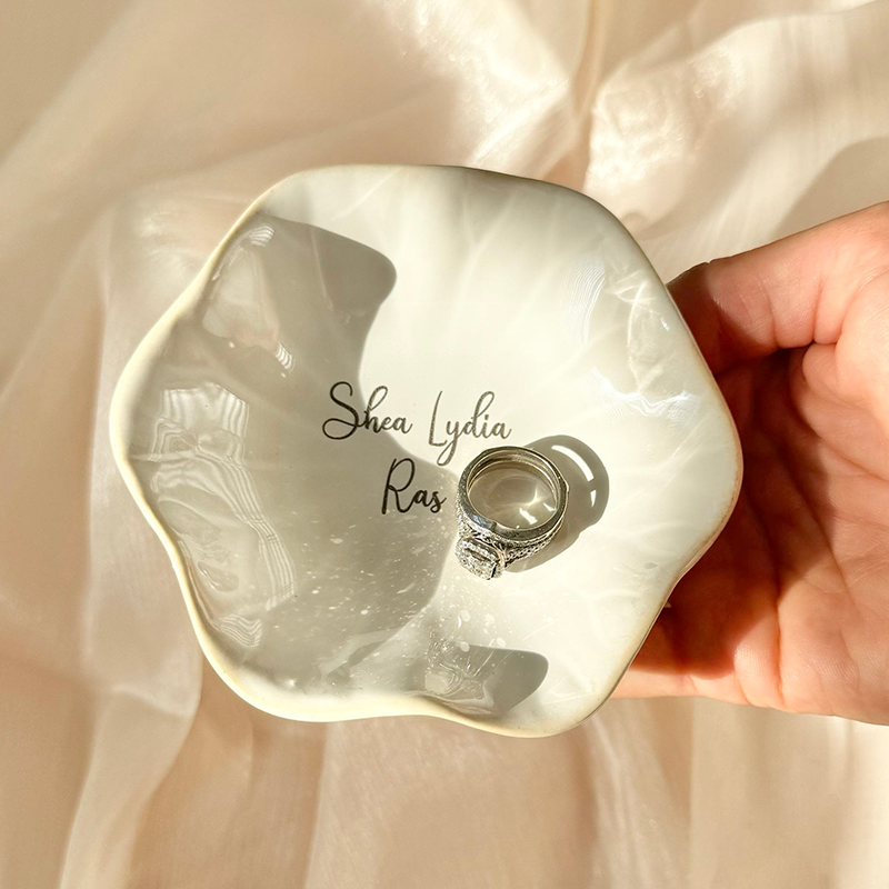 Custom Ring Dish for Bridal Pa – обзор и цена Ceramic Trinket Dish