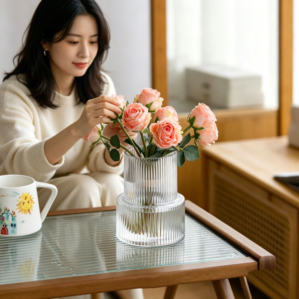 Simple Transparent Glass Strip – обзор и цена Glass Vase Nordic