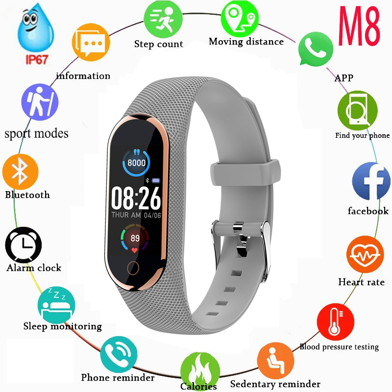 2023 New M8 Smart Bracelet Hea – обзор и цена Vintage Alarm Clock