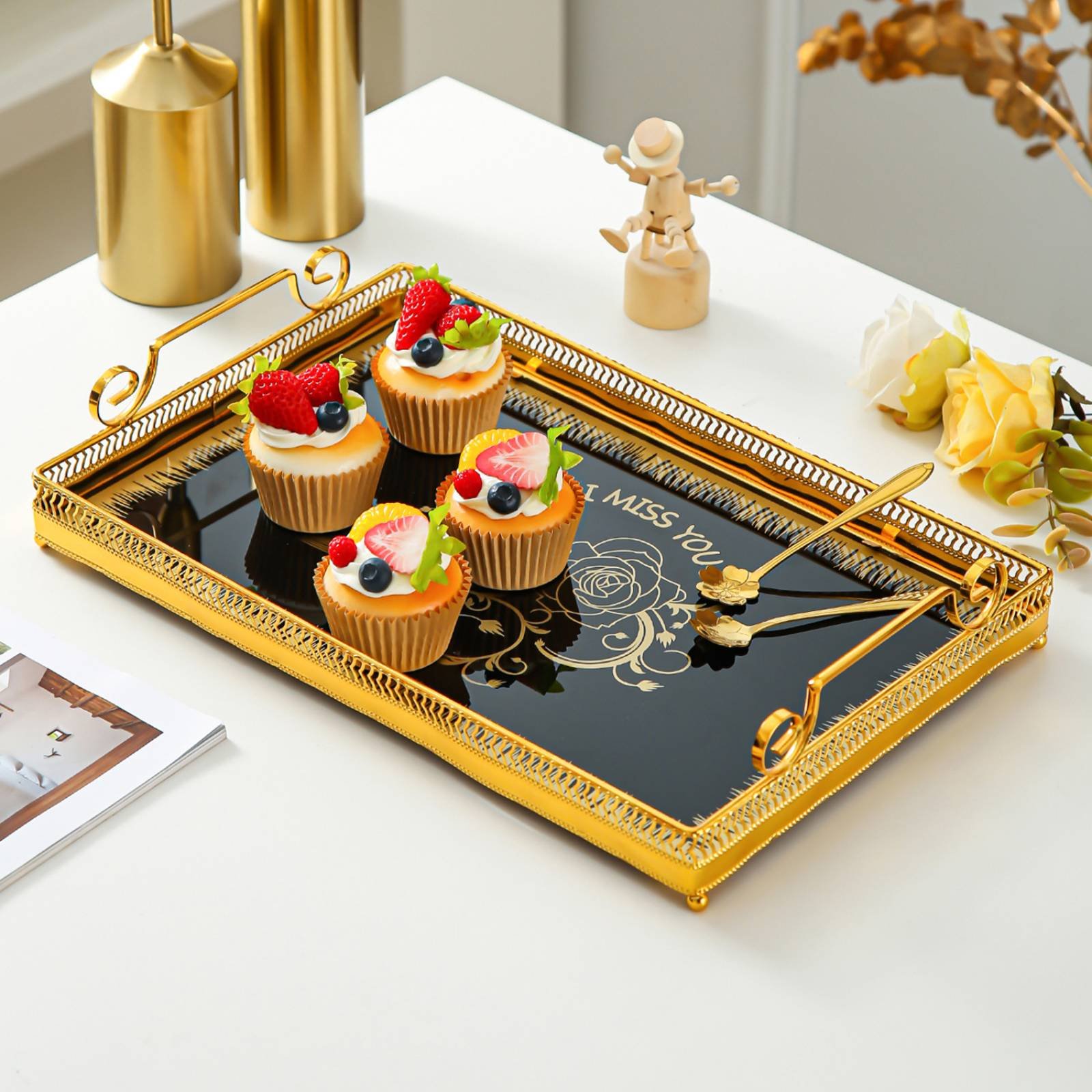 Decorative Mirror Tray Nordic  – обзор и цена Vanity Home Decor