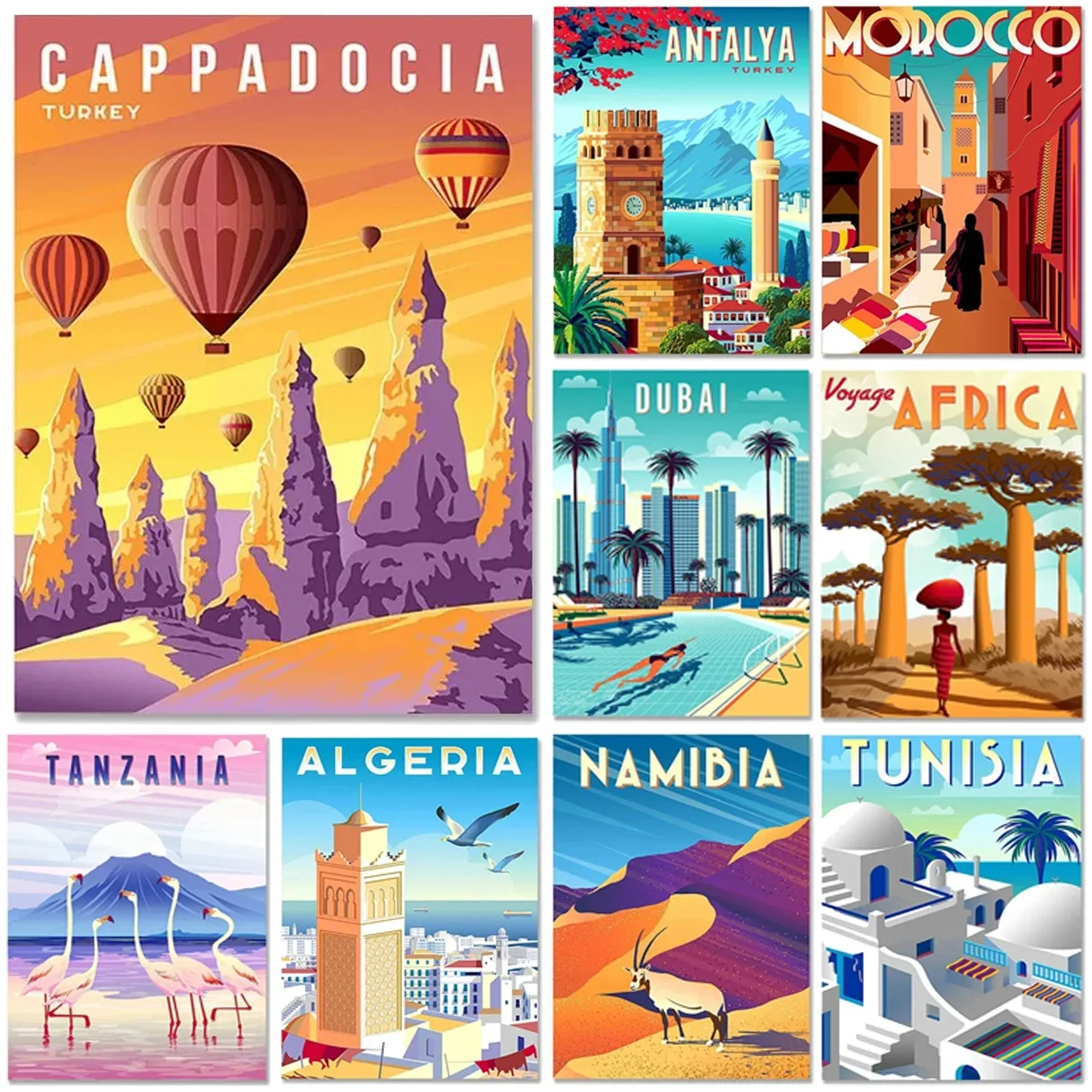 Metal Tin Signs Cappadocia Dub – обзор и цена Home Decor Dubai