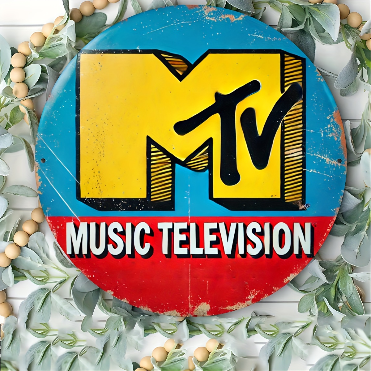2D Printed Vintage Music TV Lo – обзор и цена Home Decor Logo