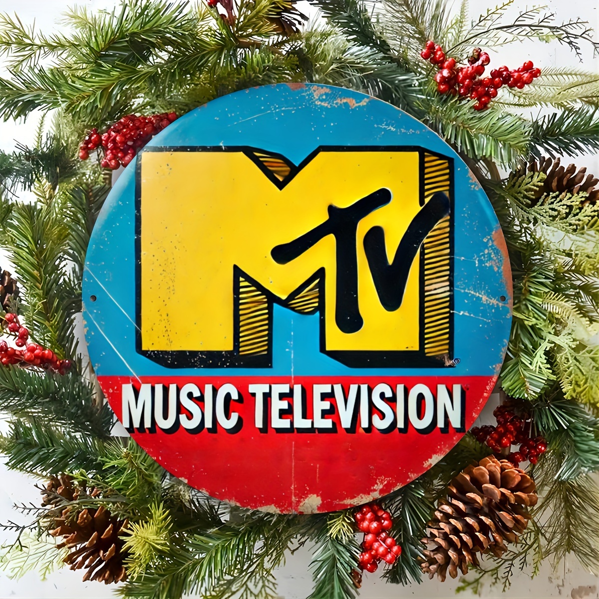 2D Printed Vintage Music TV Lo – обзор и цена Home Decor Logo