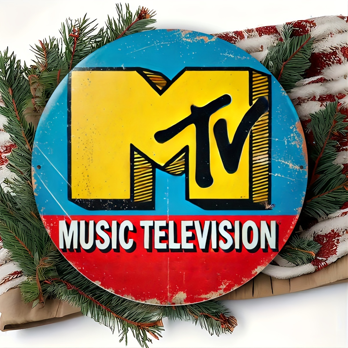 2D Printed Vintage Music TV Lo – обзор и цена Home Decor Logo