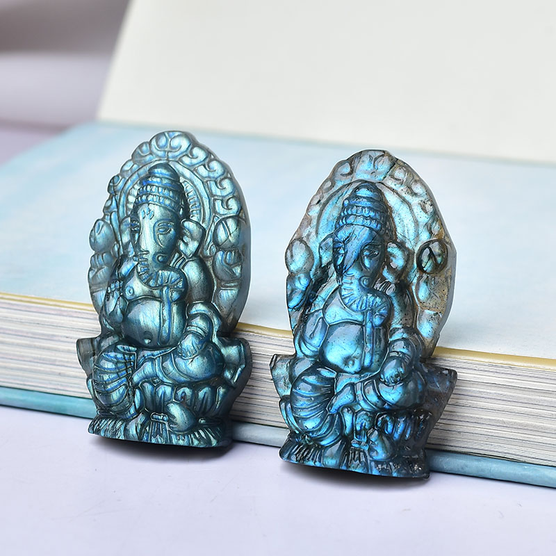 Labradorite Ganesha Gift Penda – обзор и цена Home Decor Modern Organic