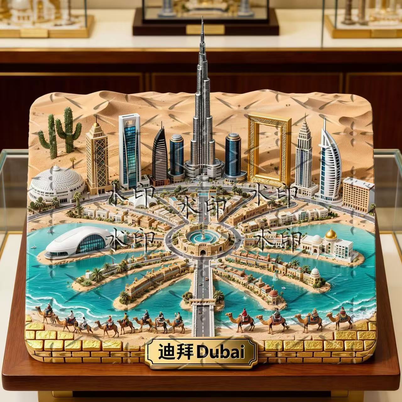 Dubai Metal Embossed Fridge Ma – обзор и цена Home Decor Dubai