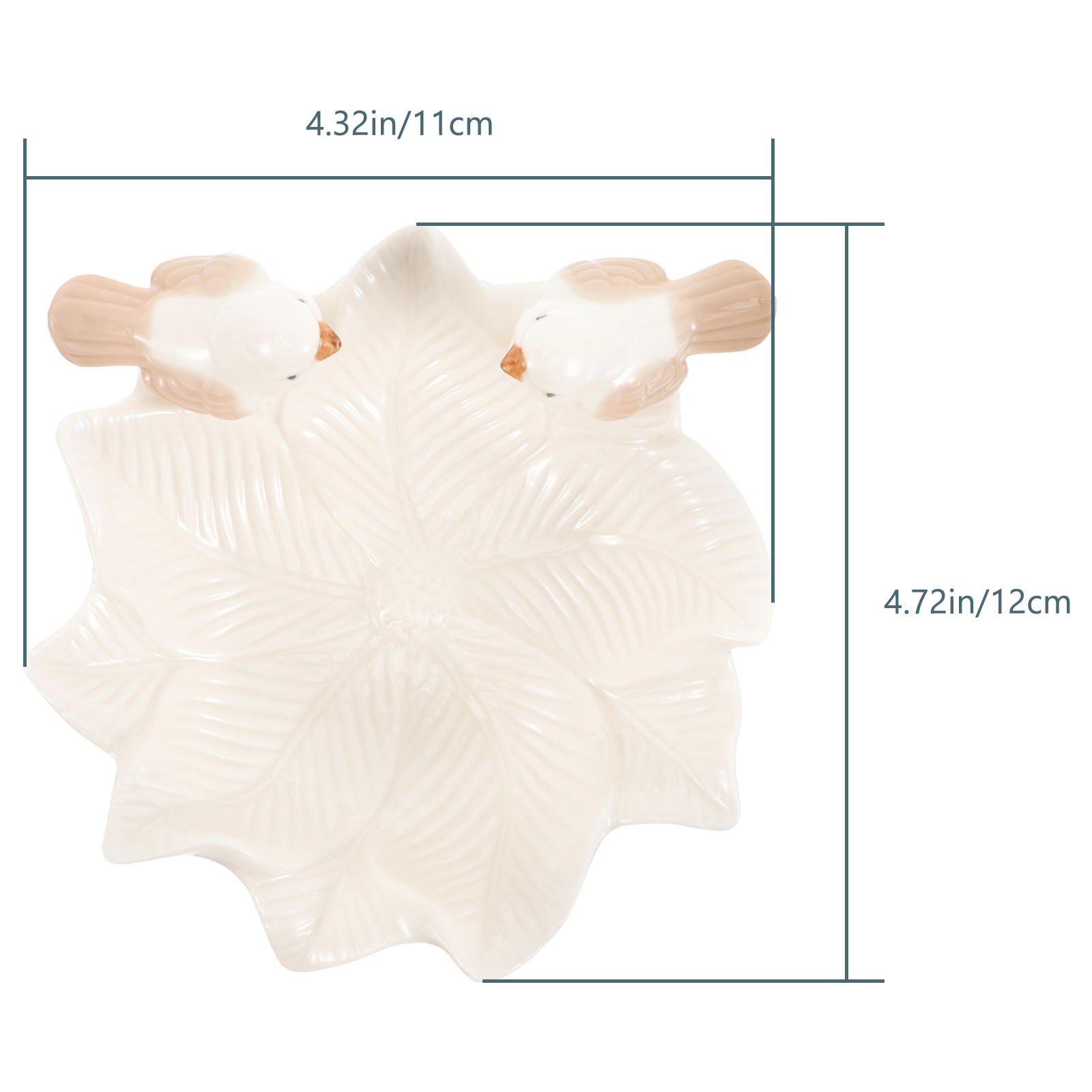 White Ceramic Jewelry Plate Fa – обзор и цена Ceramic Trinket Dish
