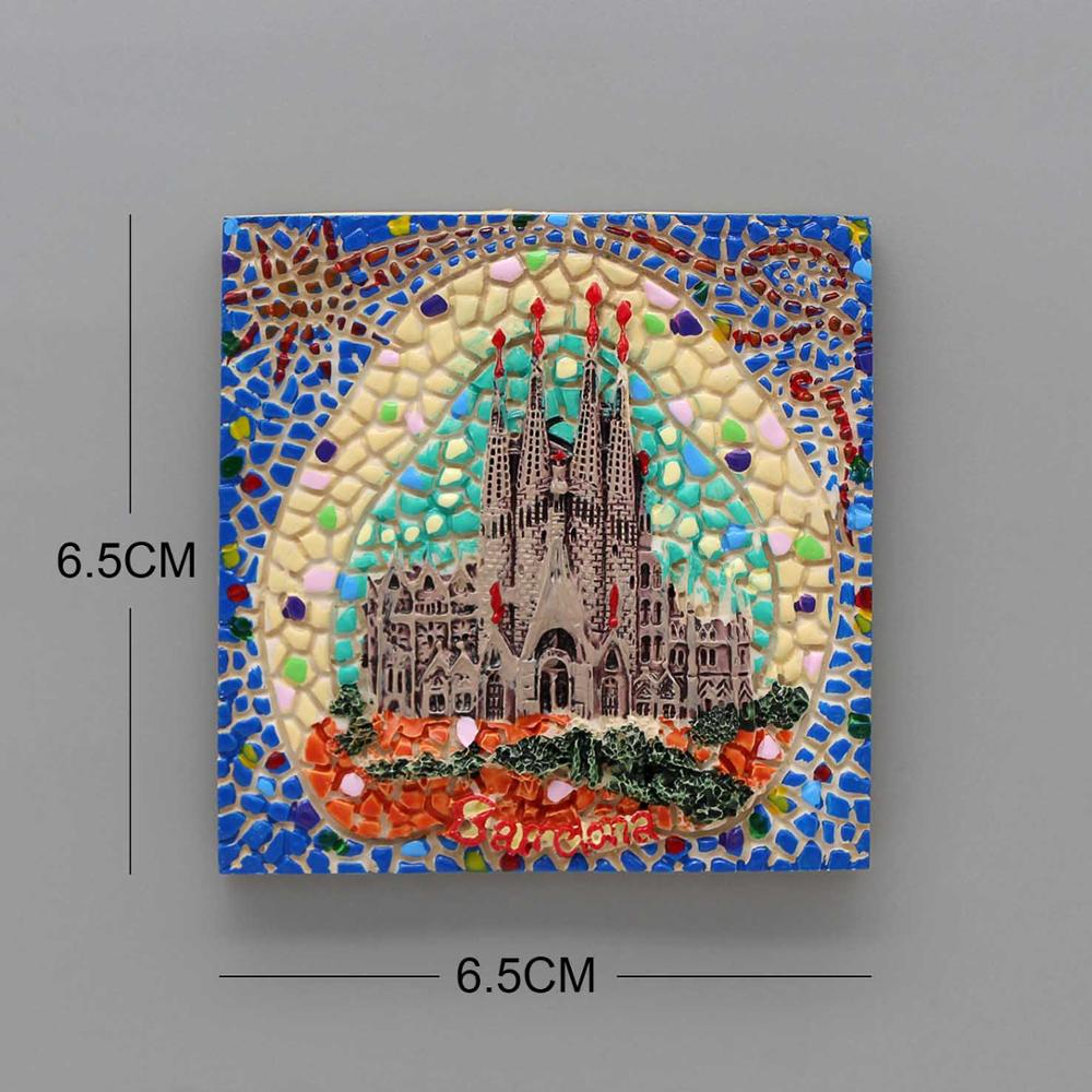 fridge magnets Barcelona mosai – обзор и цена Home Decor Dubai