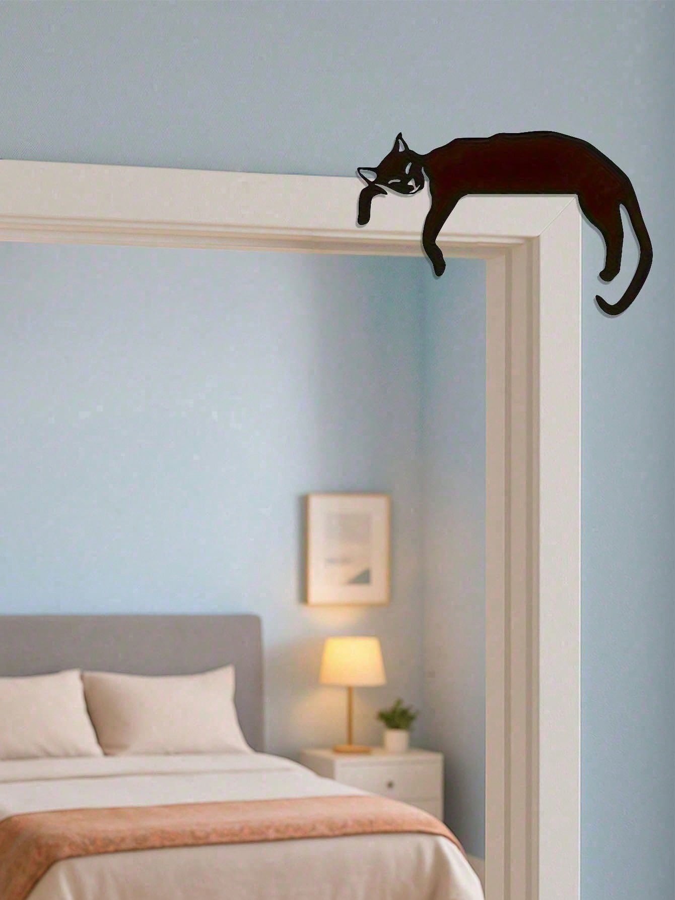 Gothic Black Cat Silhouette Wa – обзор и цена Home Decor Gothic