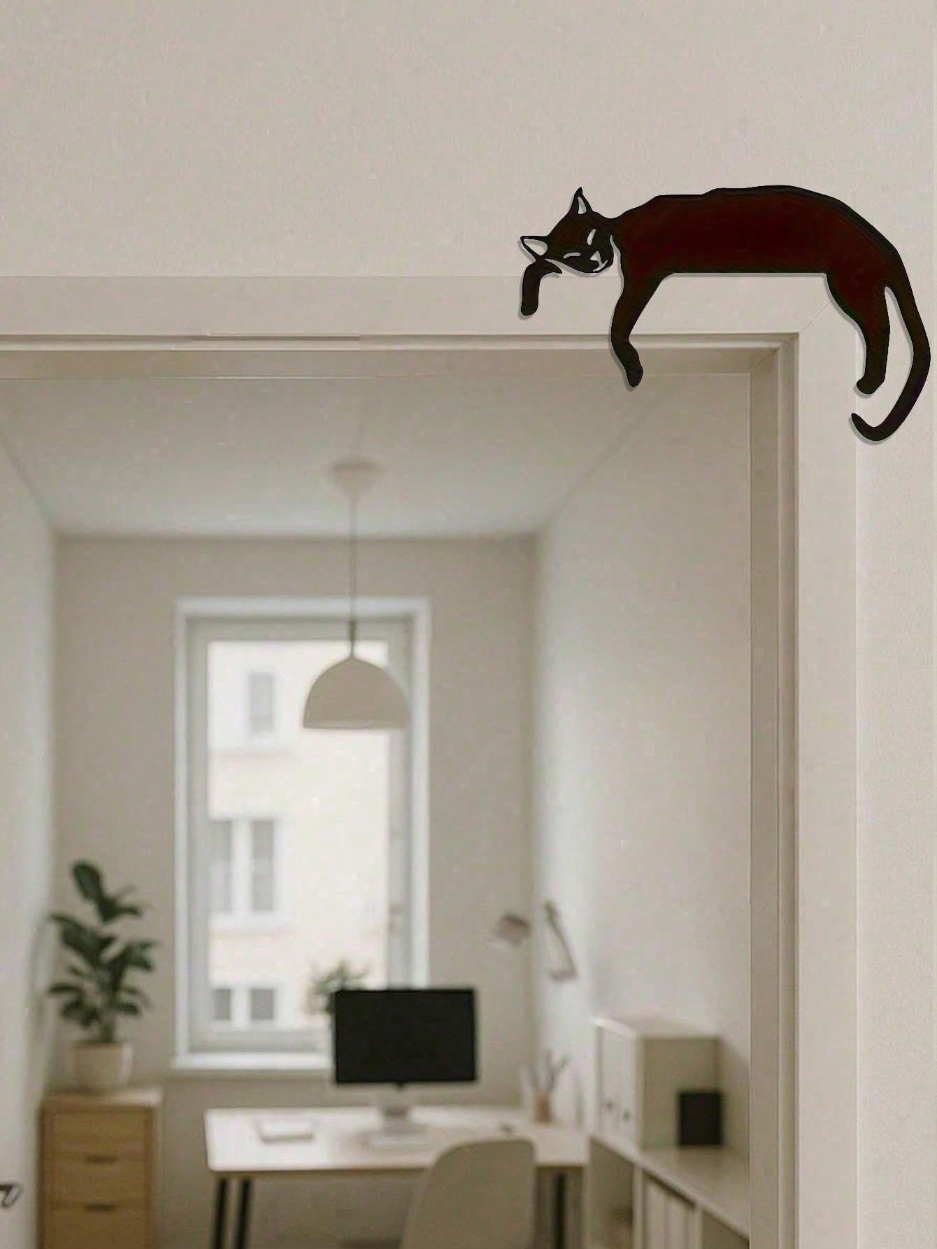 Gothic Black Cat Silhouette Wa – обзор и цена Home Decor Gothic