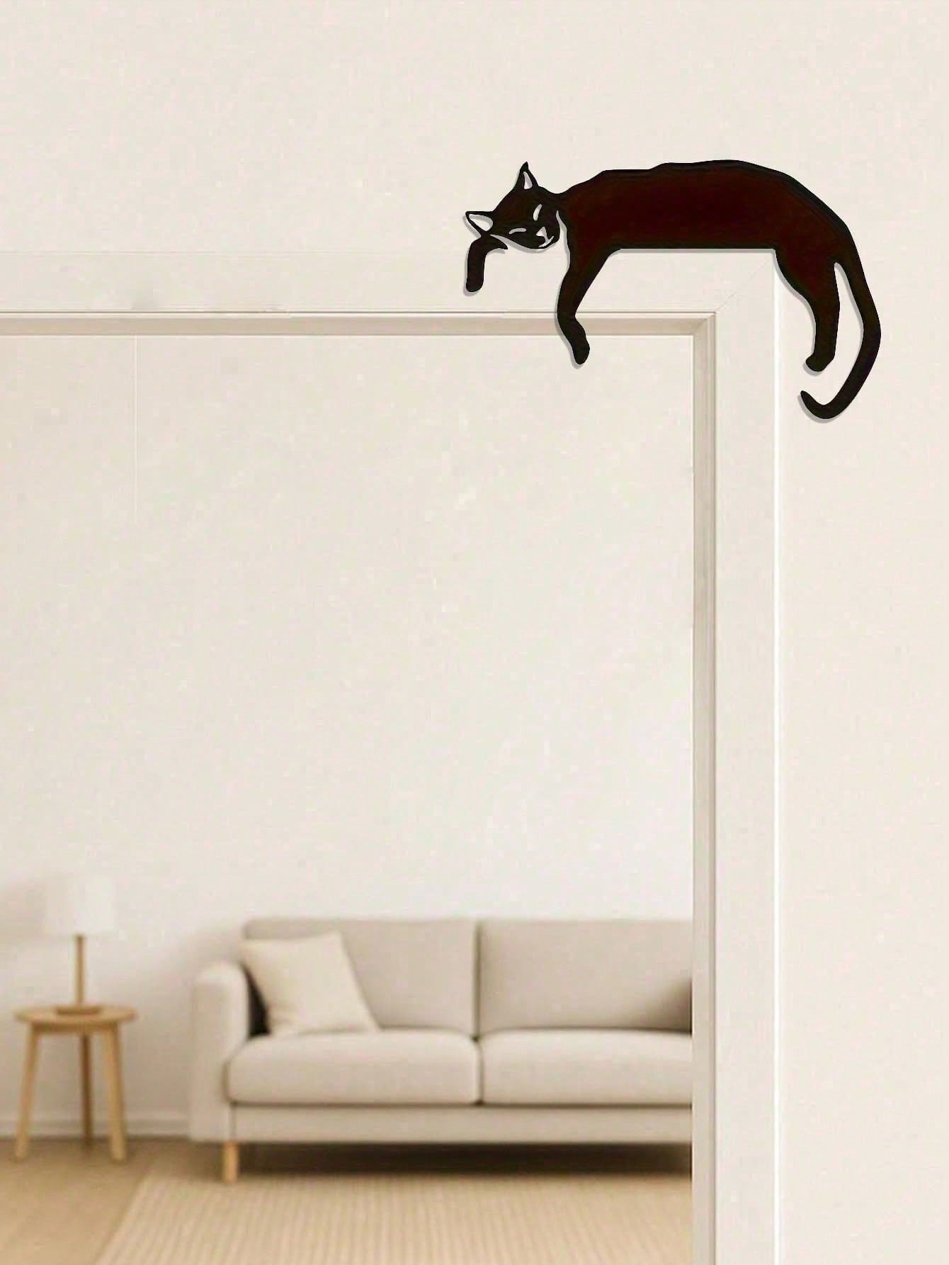 Gothic Black Cat Silhouette Wa – обзор и цена Home Decor Gothic