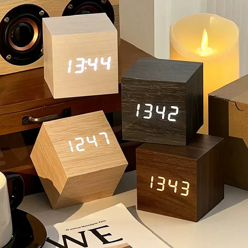 Wooden Digital Alarm Clock wit – обзор и цена Vintage Alarm Clock