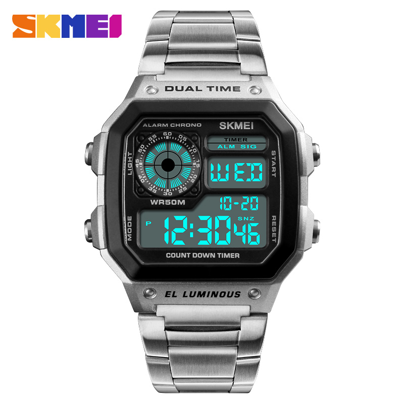 SKMEI 1335 Digital Watch for M – обзор и цена Vintage Alarm Clock