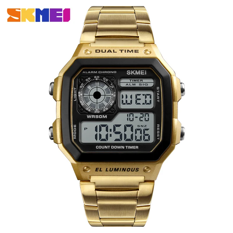 SKMEI 1335 Digital Watch for M – обзор и цена Vintage Alarm Clock