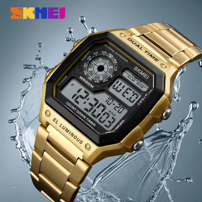 SKMEI 1335 Digital Watch for M – обзор и цена Vintage Alarm Clock