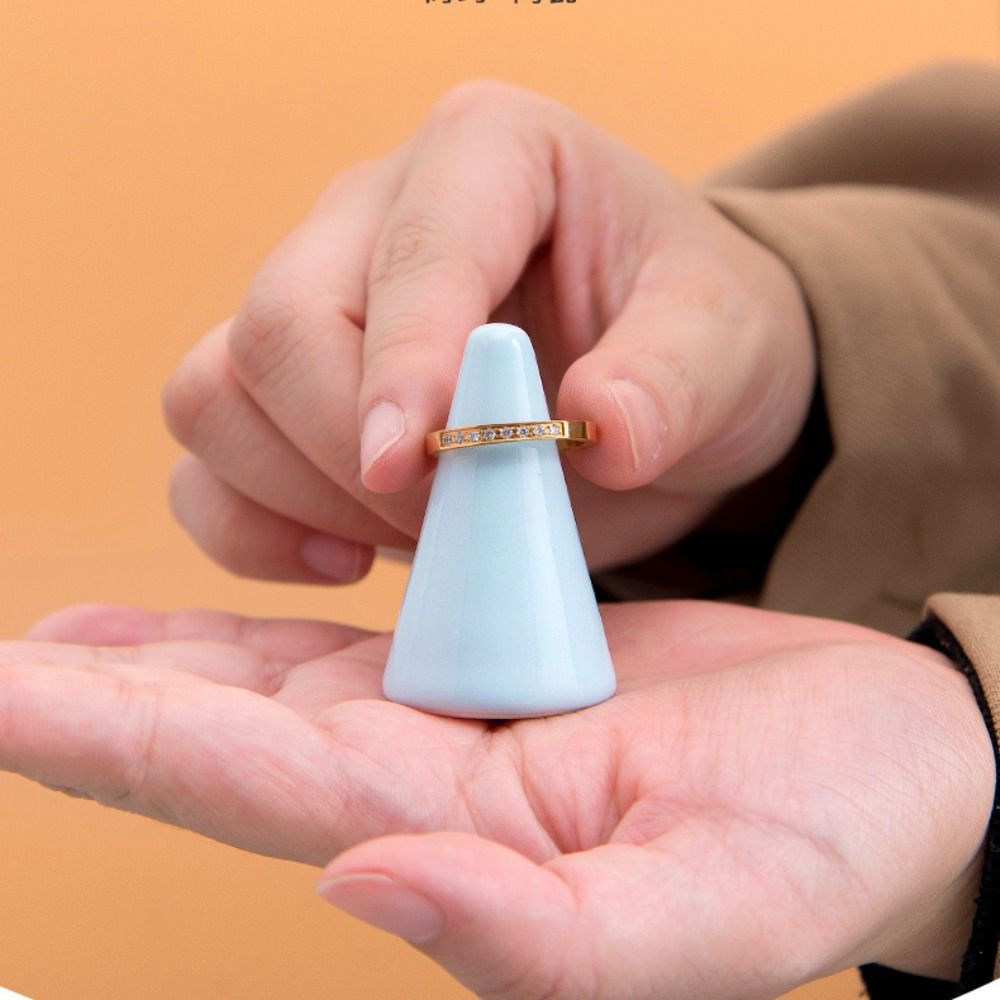 Jewelry Props Finger Shape Org – обзор и цена Ceramic Trinket Dish