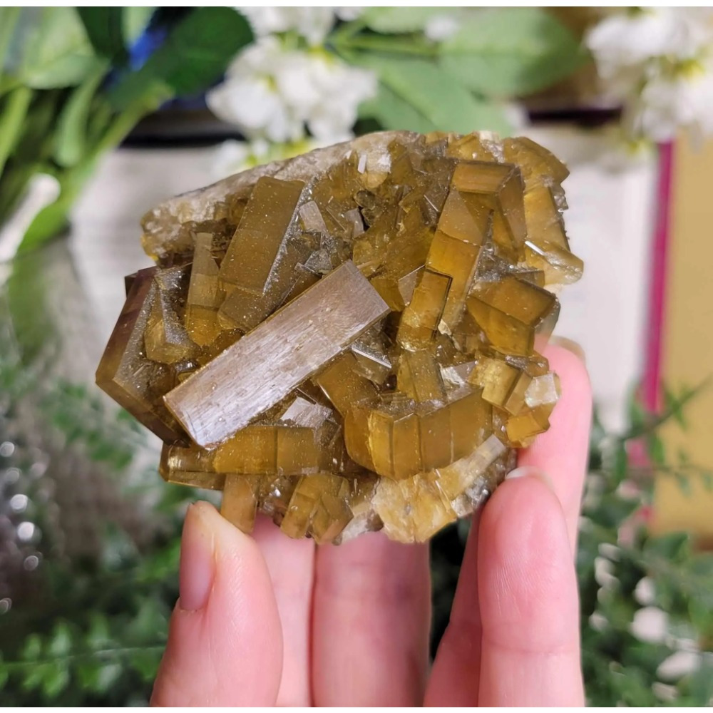 Rare Golden Barite Crystal Clu – обзор и цена Home Decor Modern Organic